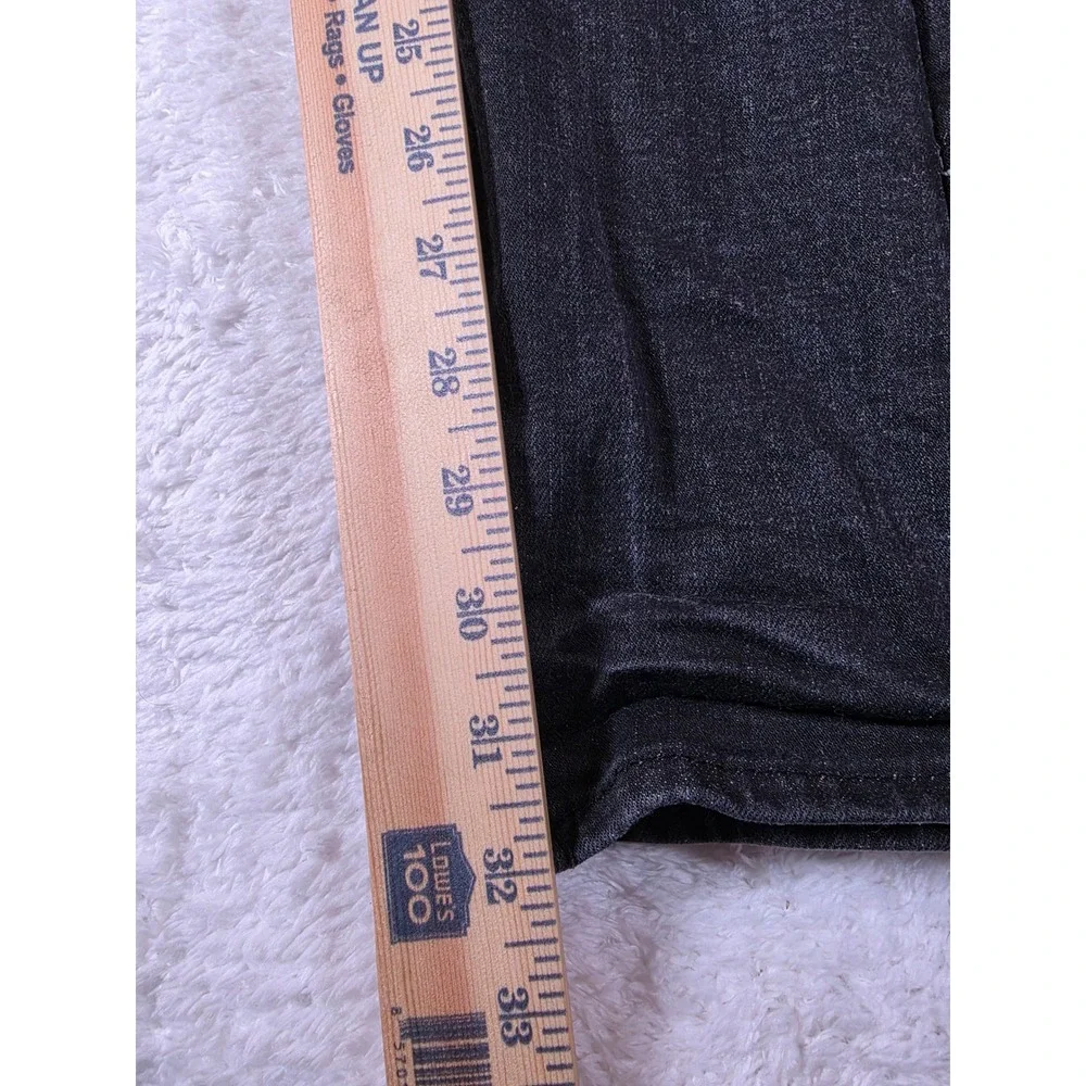 Levi 501 Original Fit Mens 29/34 Black Button Fly Straight Leg Jeans S40154 AD